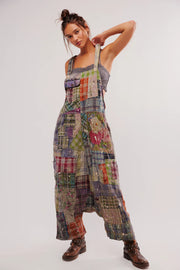 Patchwork Frankie Overalls